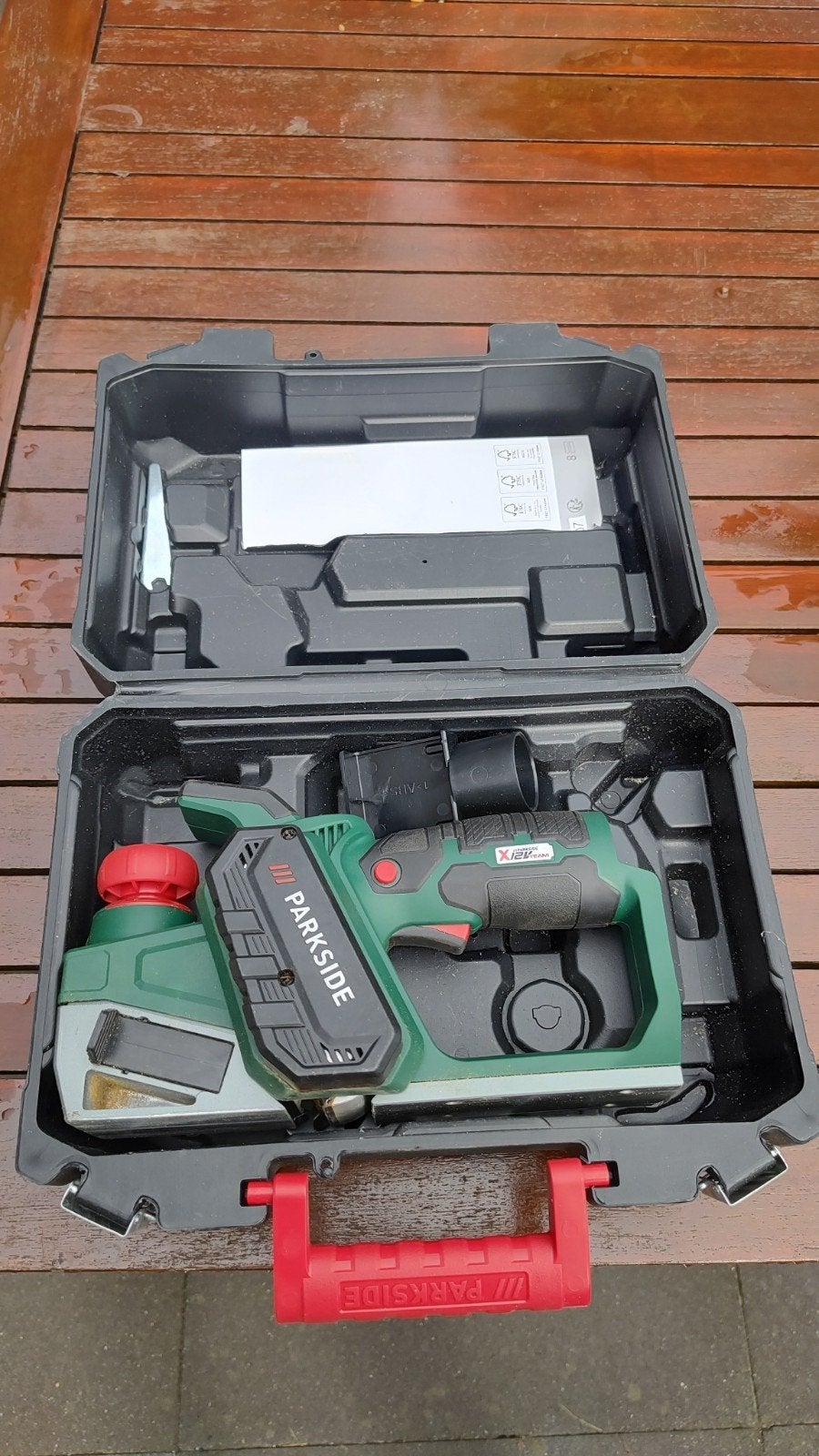 Parkside Accu Schaafmachine X12V, Ophalen of Verzenden, Gebruikt, Overige typen, Parkside