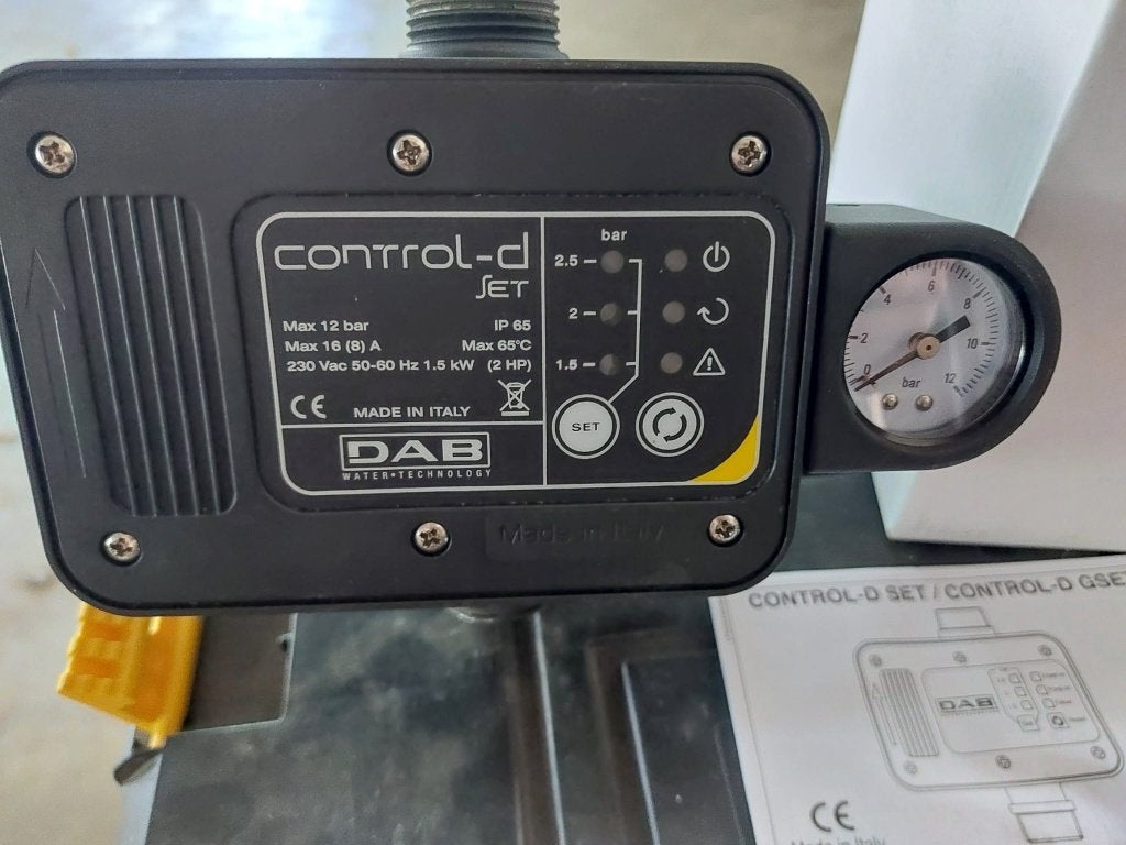 DAB control-D pomp aansturing, Ophalen of Verzenden, Zo goed als nieuw, Elektrisch, Beregeningspomp