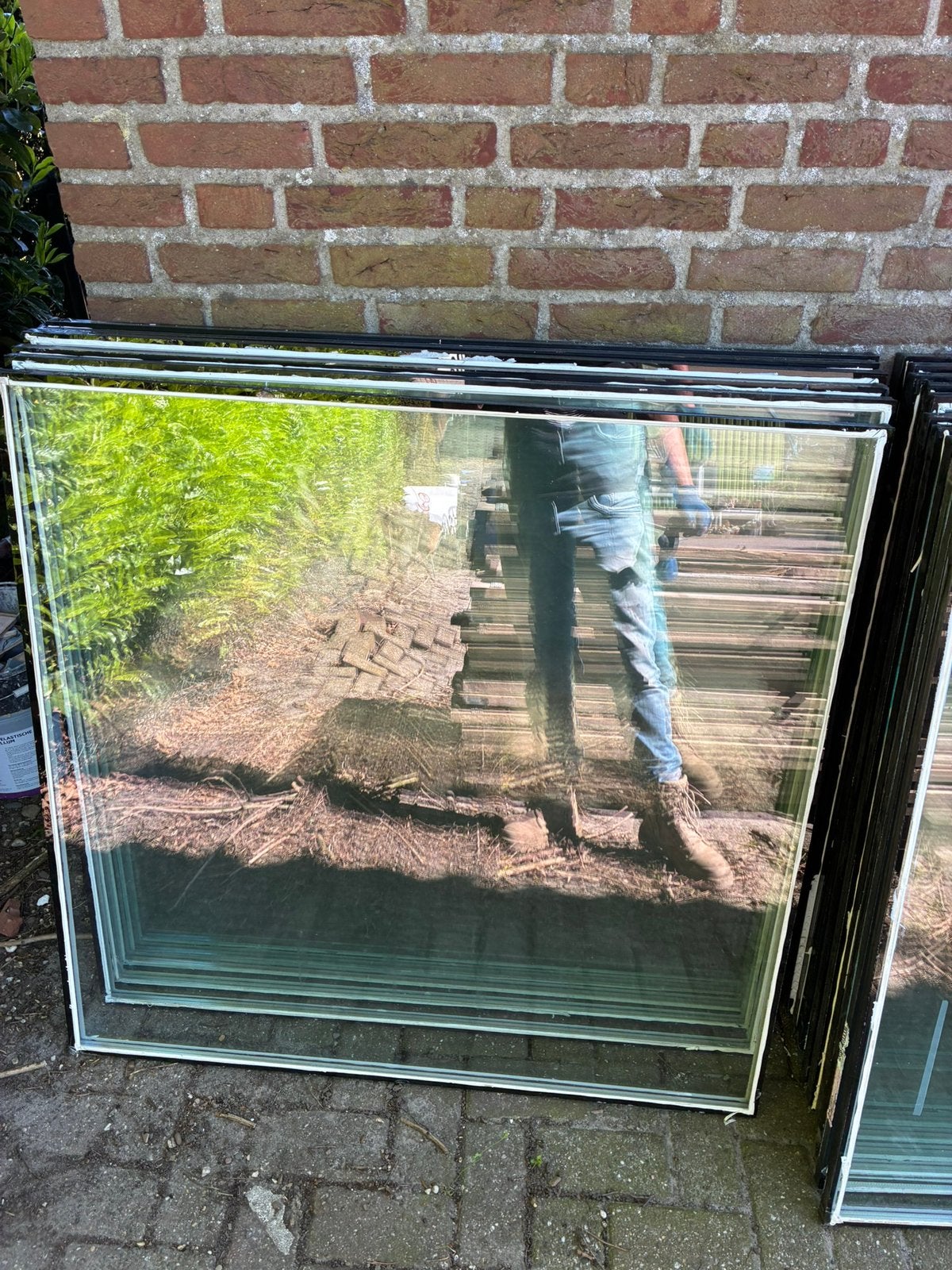 Partij ramen / ruiten, Doe-het-zelf en Verbouw, Glas en Ramen, Ophalen, Minder dan 80 cm, 80 tot 120 cm, Zo goed als nieuw