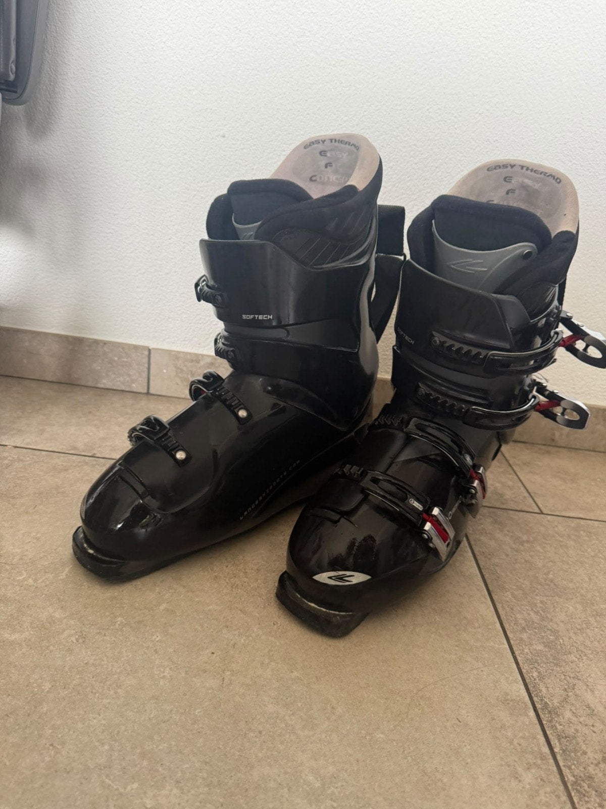 Heren skischoenen Lange 60, maat 44, Overige merken, Gebruikt, Schoenen, Ophalen of Verzenden