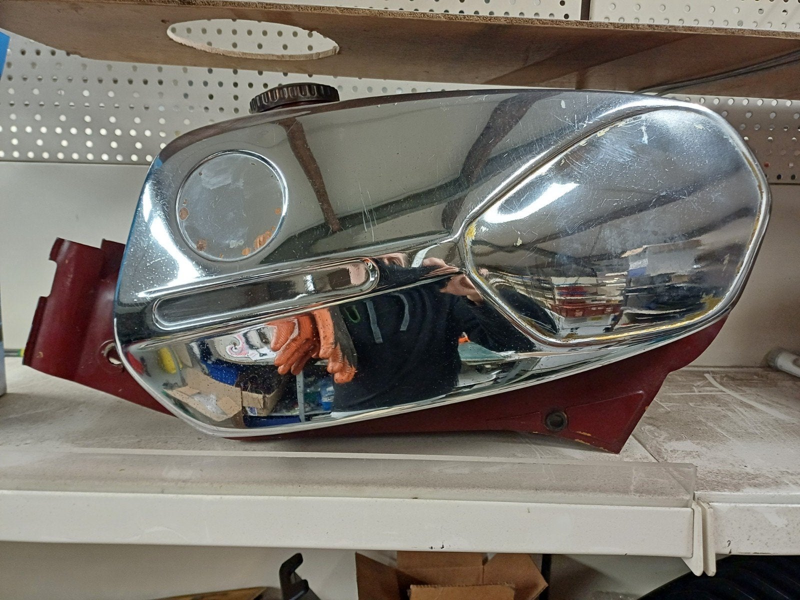 originele zundapp 517 flappentank, Ophalen of Verzenden, Gebruikt, Tank