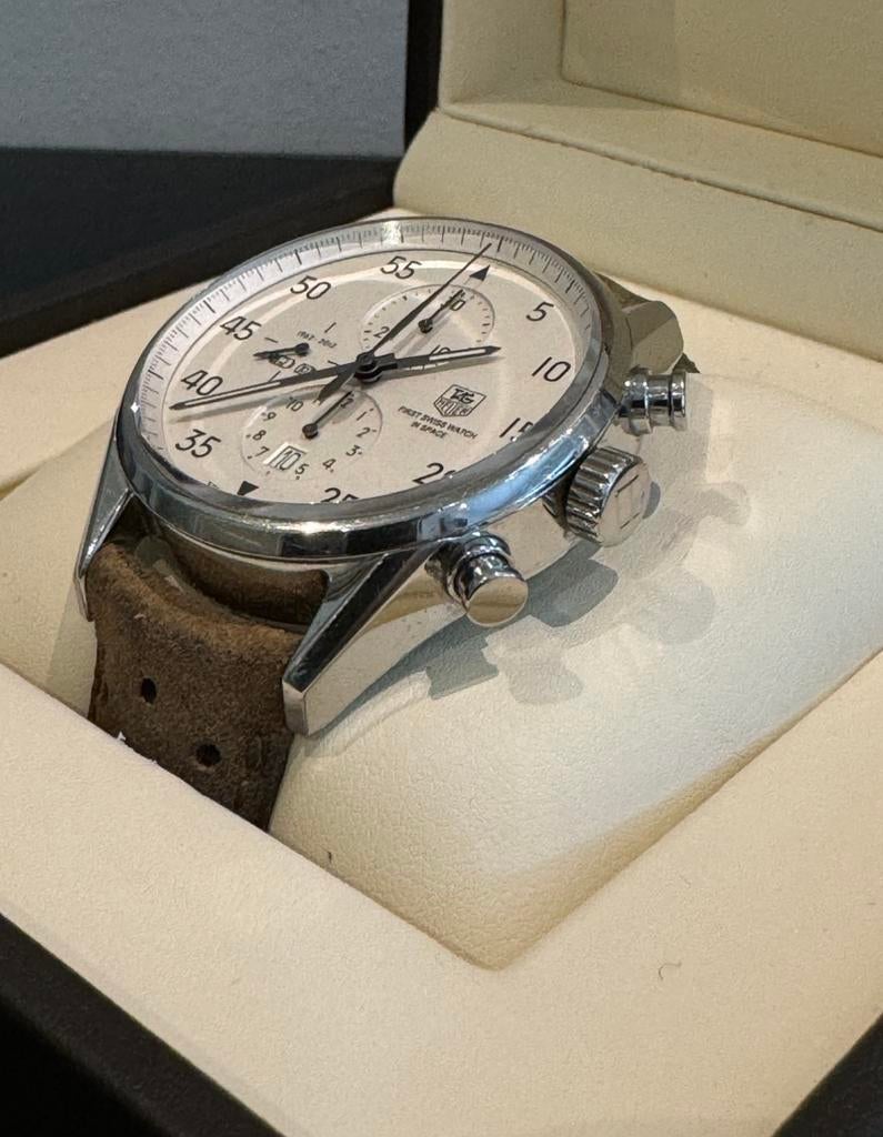 TAG Heuer Space X Limited Edition, Staal, Polshorloge, Ophalen of Verzenden, TAG Heuer