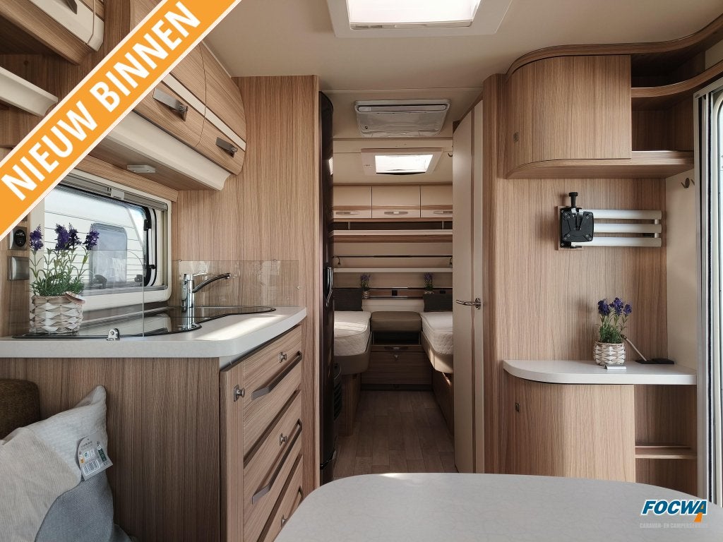 Fendt Bianco Selection 515 SG Mover 2 Enkele Bedden Air, Caravans en Kamperen, Fietsenrek, Rondzit, Bedrijf, Fendt