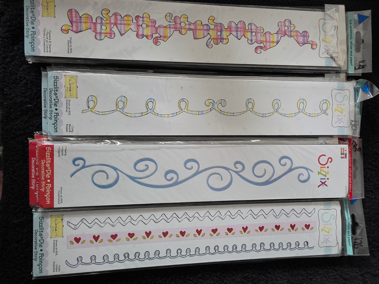 Nieuwe Sizzix Sizzlits Decorative Strips mallen, Geschikt voor snijden, Gereedschap of Toebehoren, Nieuw, Overige merken