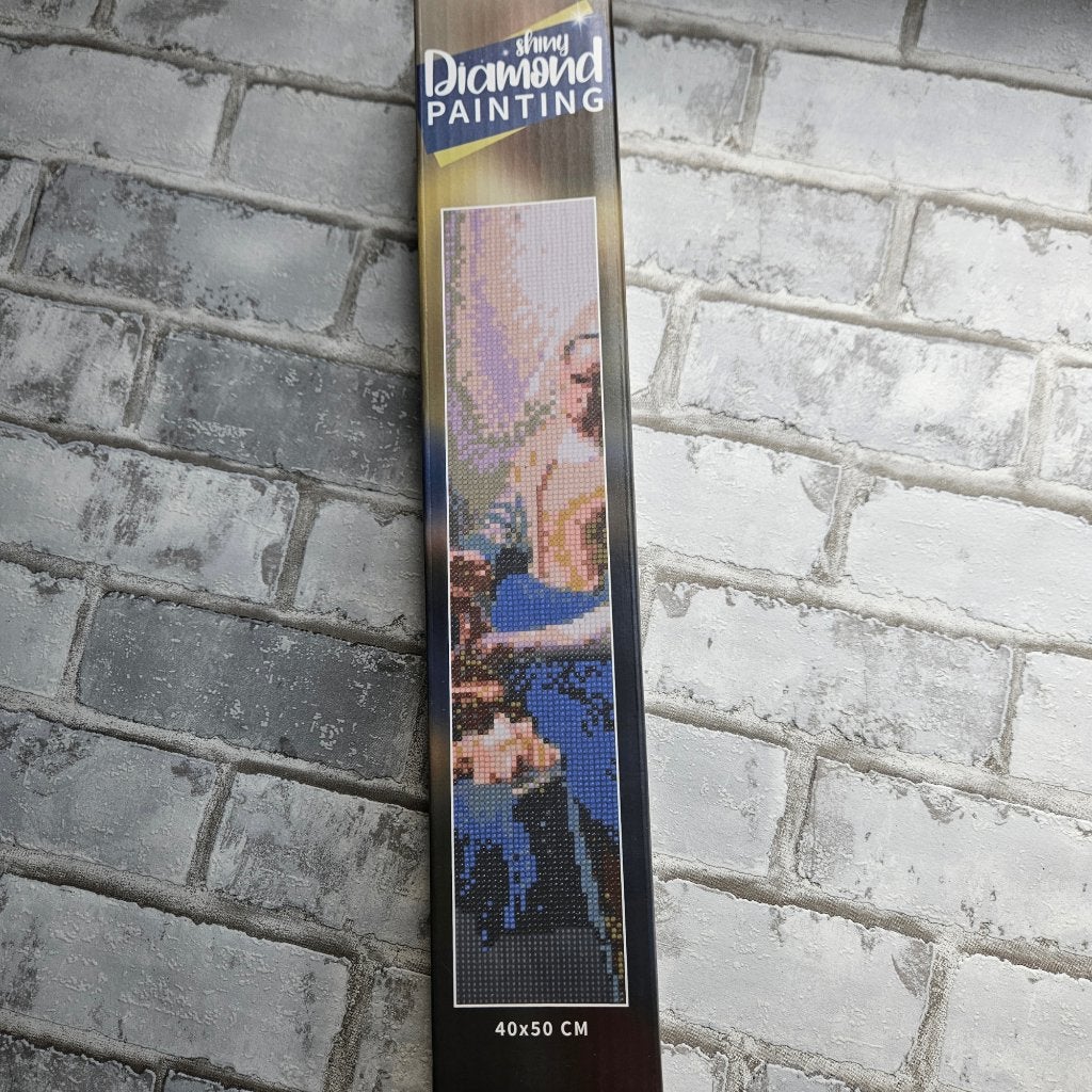 Diamond painting schilderij melk meisje 40x50 cm DIY Kit Zel, D, Nieuw, Ophalen of Verzenden, D