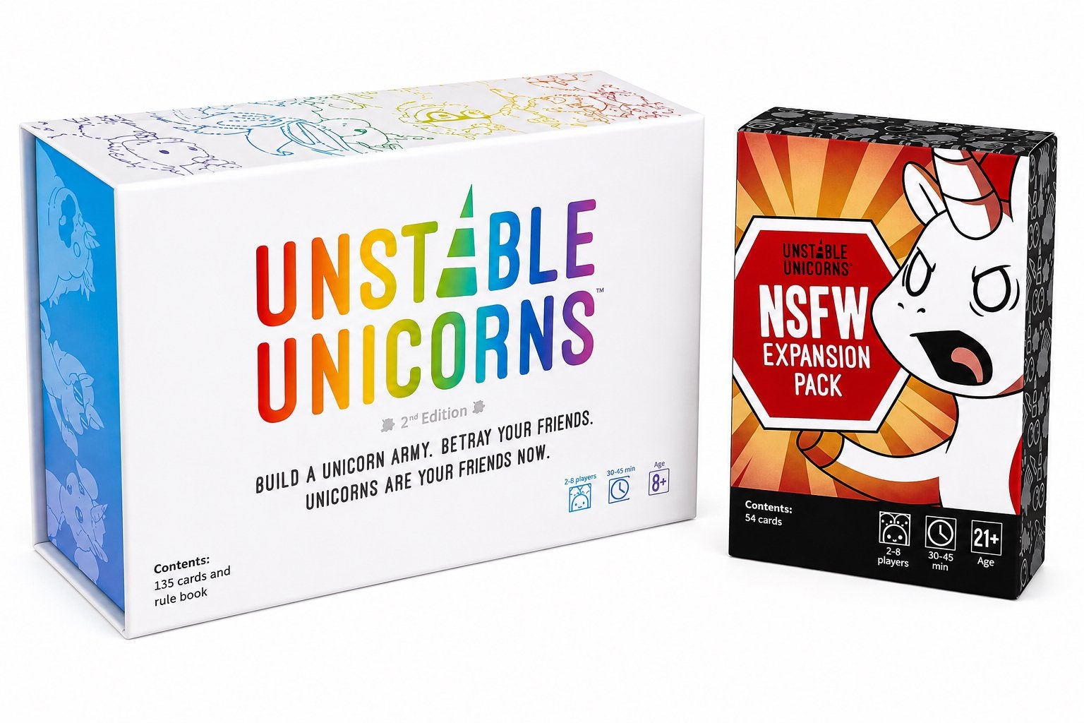 Kaartspel Unstable Unicorns 2nd Edition + NSFW Expansion, Ophalen of Verzenden