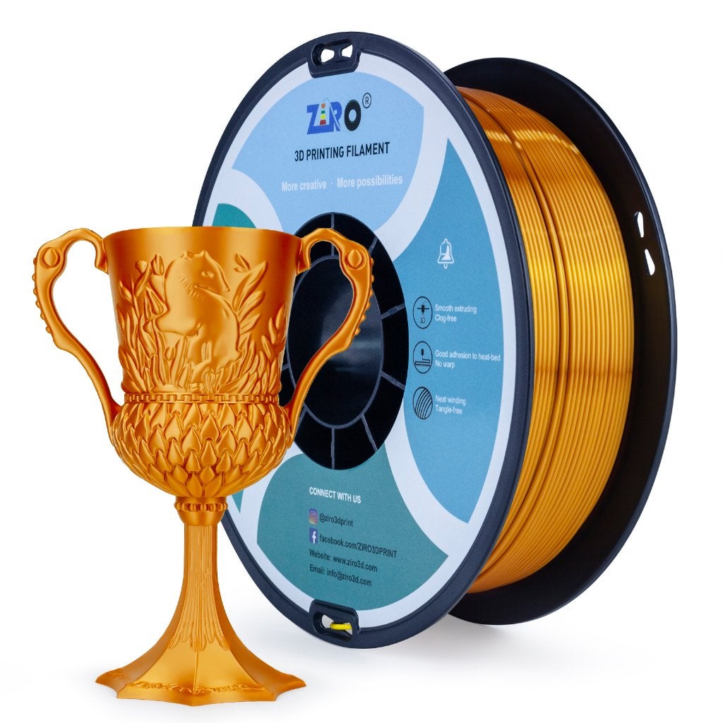 ZIRO Silky PLA Red Copper / Koper (1KG), Computers en Software, 3D-printerbenodigheden, Ophalen of Verzenden, Nieuw, Filamentrollen