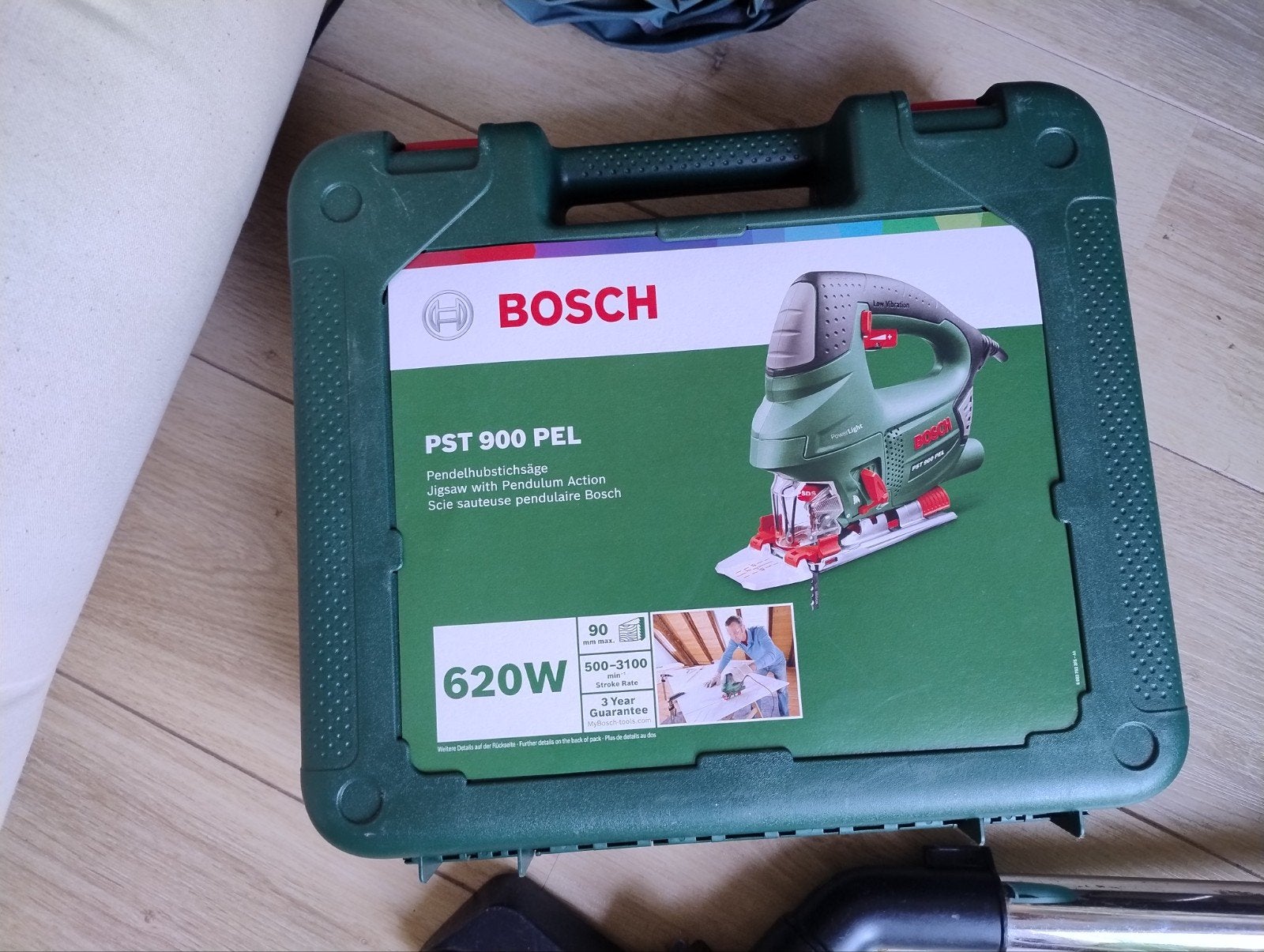 decoupeerzaag Bosch 620W, Doe-het-zelf en Verbouw, Gereedschap | Boormachines, Ophalen of Verzenden, Zo goed als nieuw, 600 watt of meer