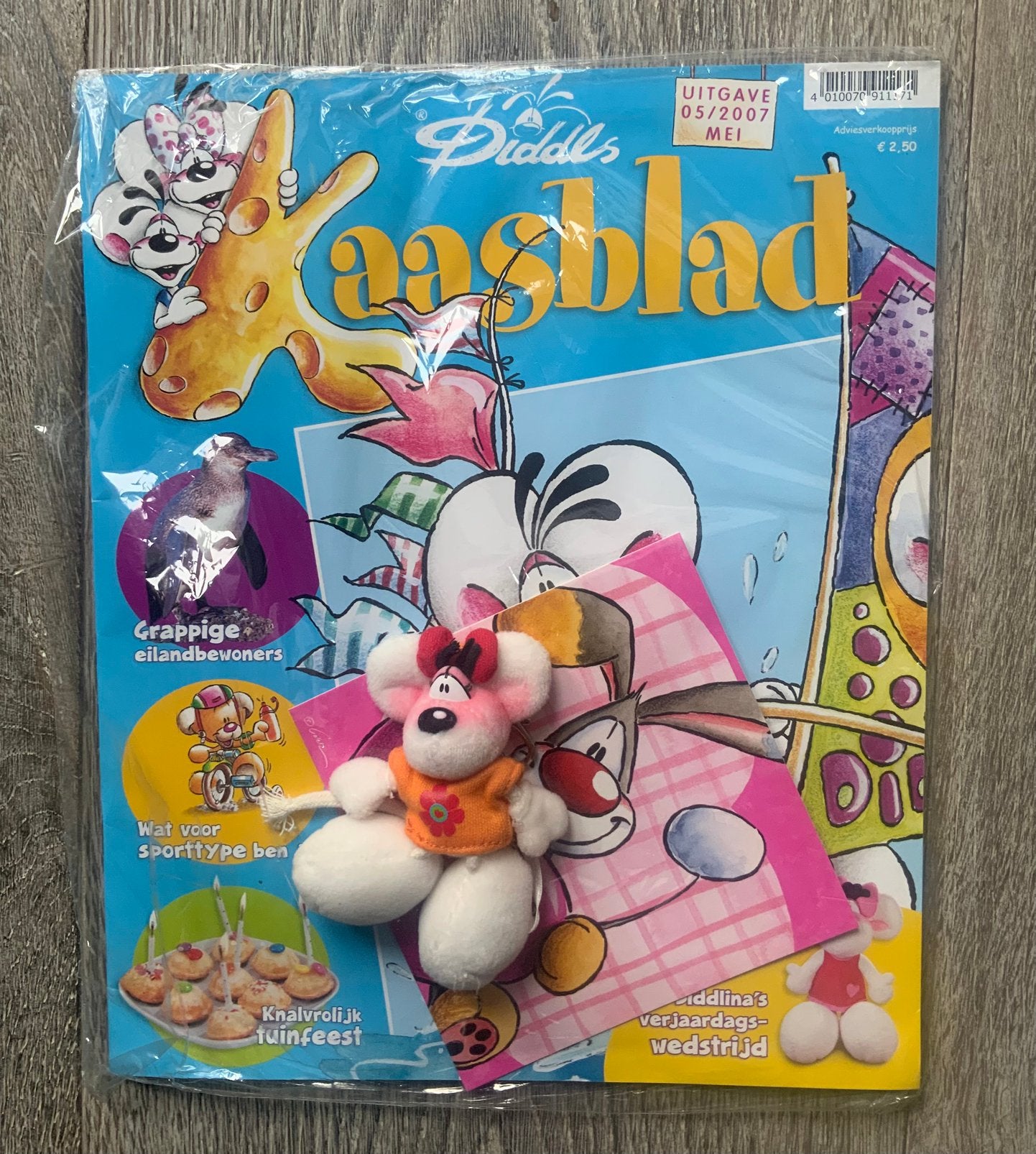 Diddl tijdschrift kaasblad mei 2007 NIEUW, Verzamelen, Ophalen of Verzenden, Verschillende figuren, Nieuw, Overige typen