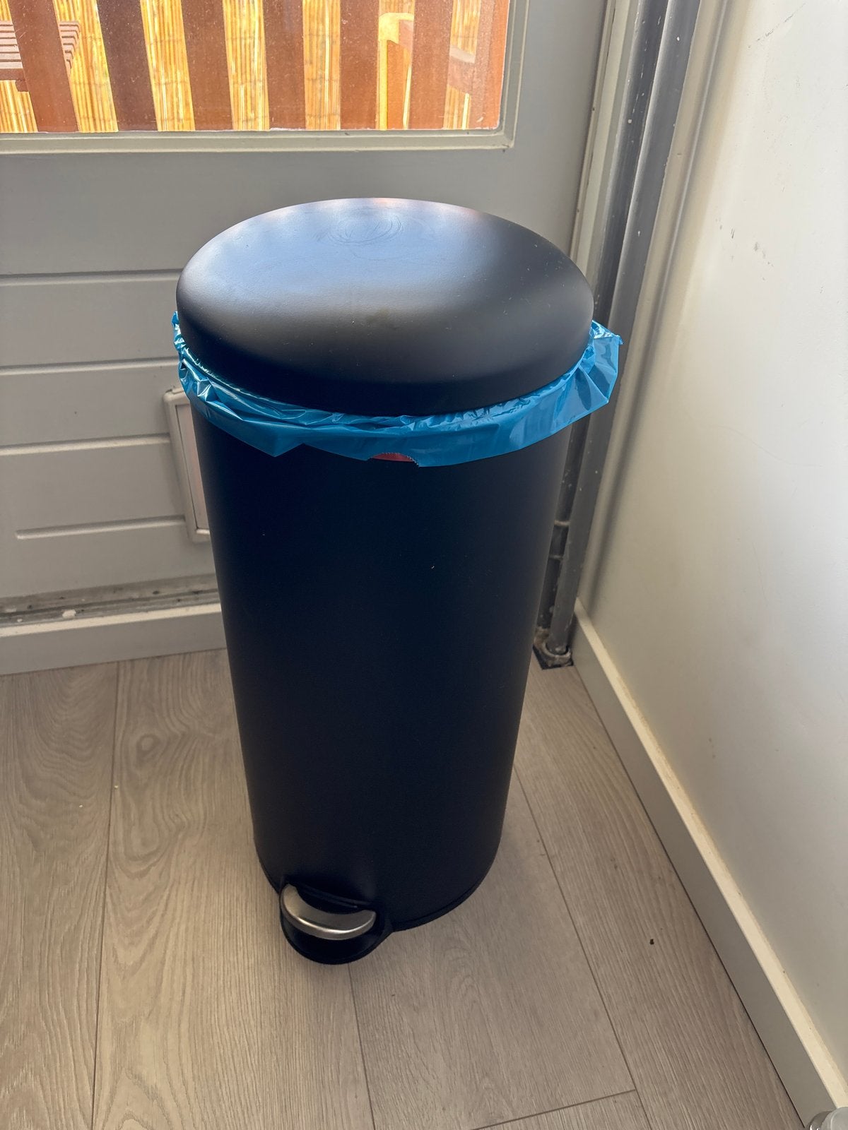 Prullenbak 60L met pedaal, gebruikt, 40 liter of meer, Ophalen, Gebruikt, Met pedaal