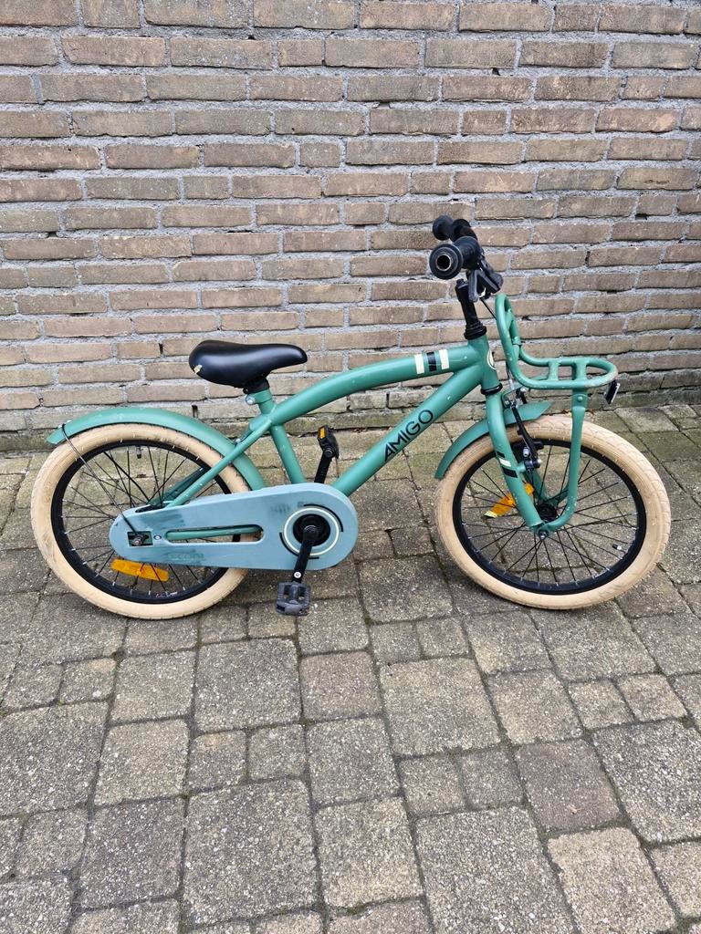 Amigo 18 inch jongens fiets, Ophalen, Gebruikt, 16 tot 20 inch