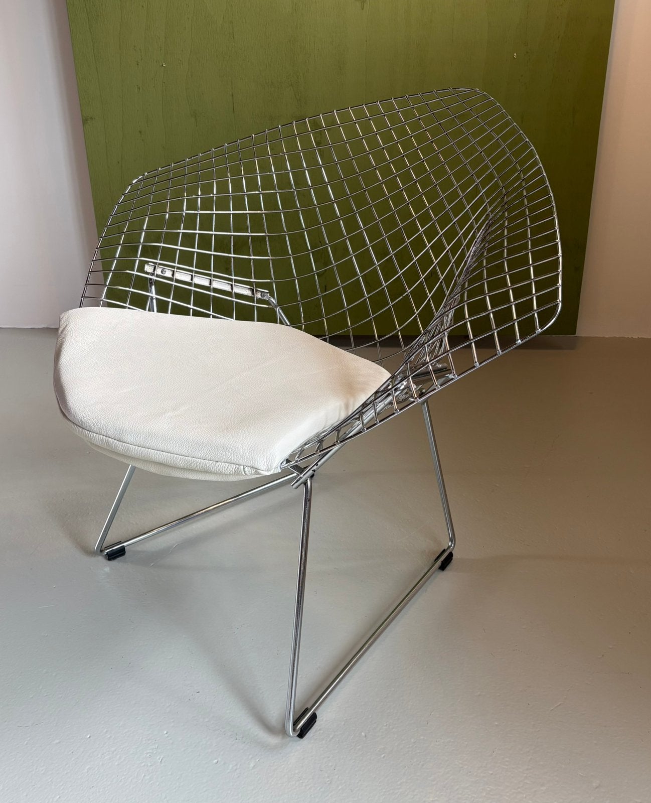Knoll International Bertoia Diamond Chair Chrome edition, Ophalen, Gebruikt, Overige kleuren, Metaal