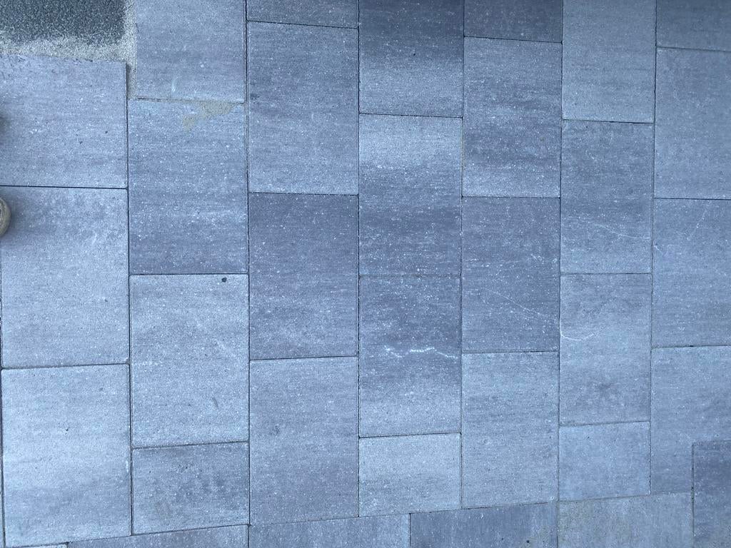 20x30x6 tegels ivory 4m2, Tuin en Terras, Tegels en Klinkers, Ophalen, Zo goed als nieuw, Beton, Terrastegels