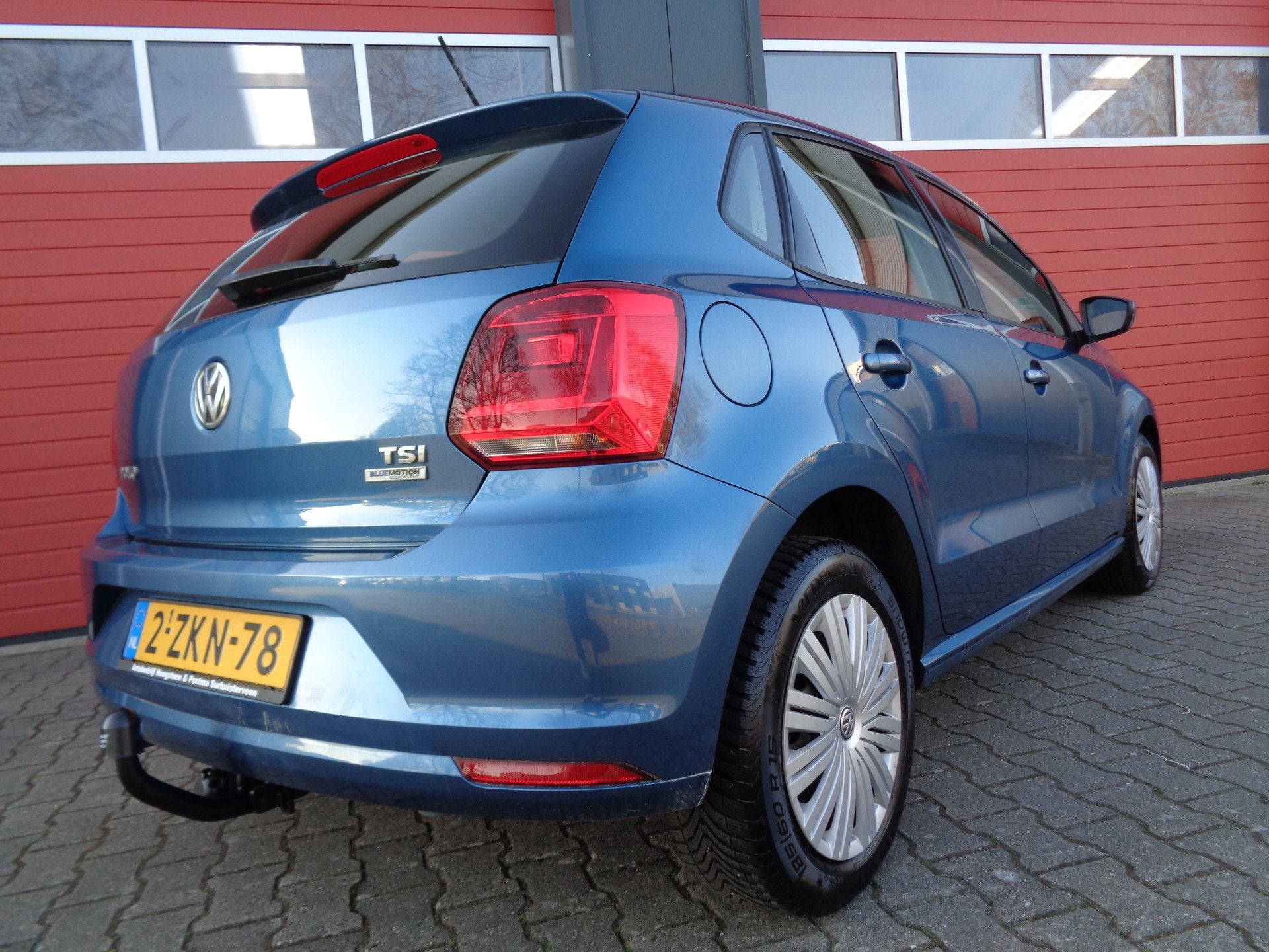 Volkswagen Polo 1.2 TSI Comfortline,5drs,Airco,Cruise,Navi!, Euro 6, 4 cilinders, Blauw, Start-stop-systeem