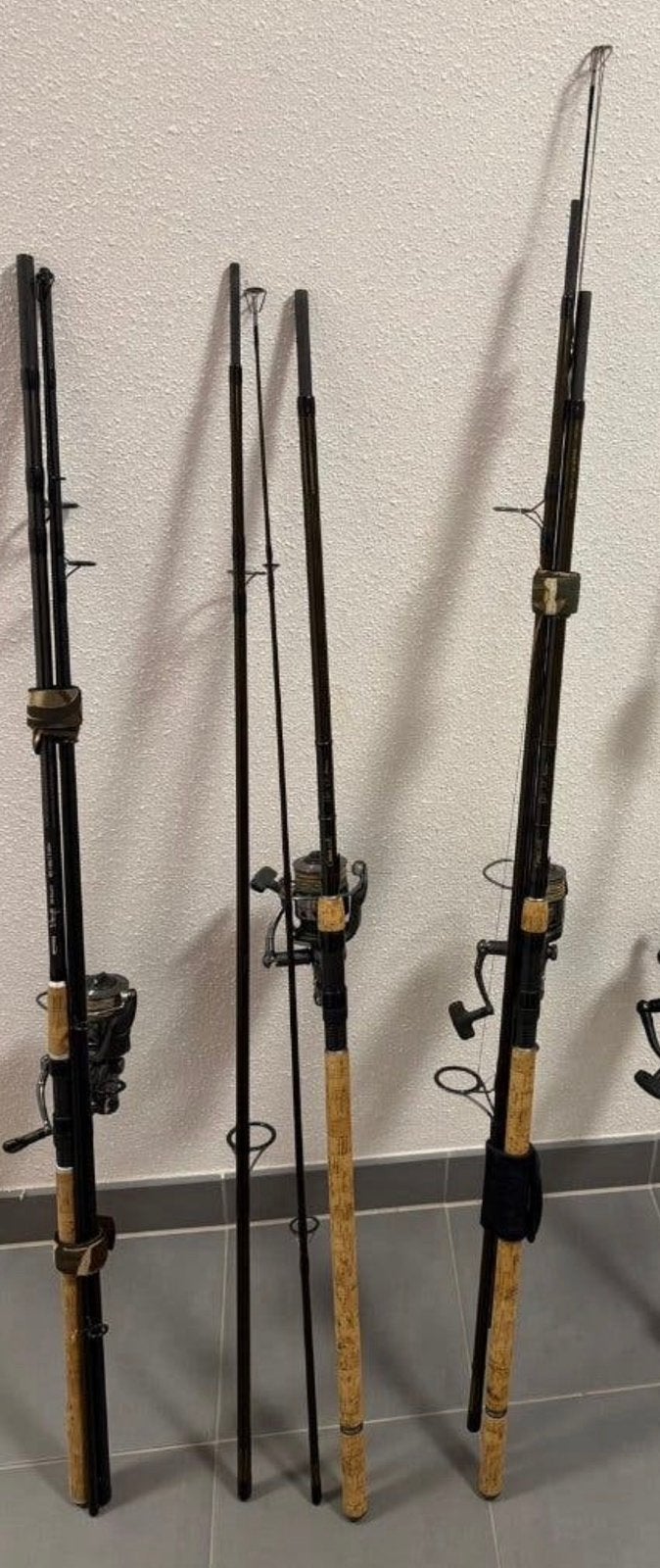 3 complete karperhengels met molens – Prologic en SPRO, Watersport en Boten, Ophalen, E, Complete set, E