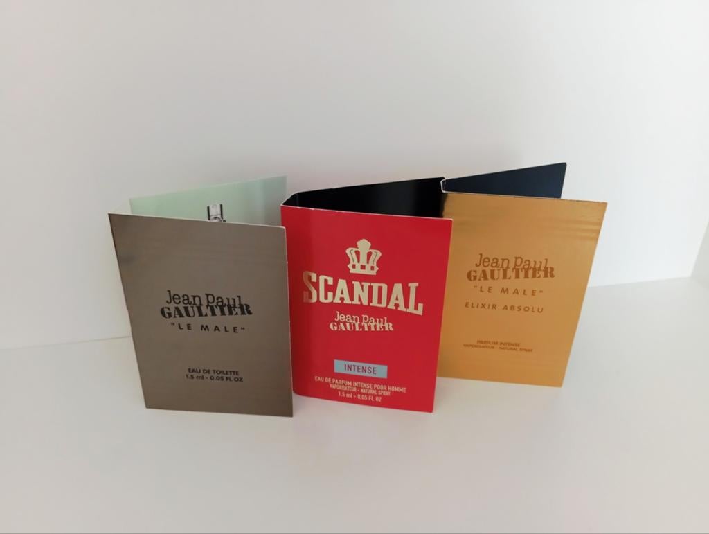 Nieuw Jean Paul Gaultier 3x Parfum samples, Ophalen of Verzenden, Nieuw