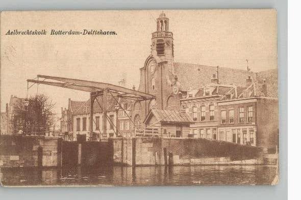 Aelbrechtskolk Rotterdam-Delftshaven uitg P.F. vd Ende 1907, Ophalen of Verzenden, Voor 1920, Ongelopen, Zuid-Holland