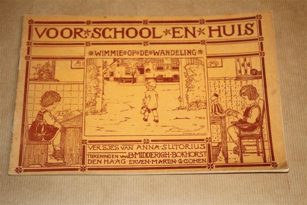 Wimmie op de wandeling. Voor school en huis, ca. 1920., Ophalen of Verzenden, Gelezen