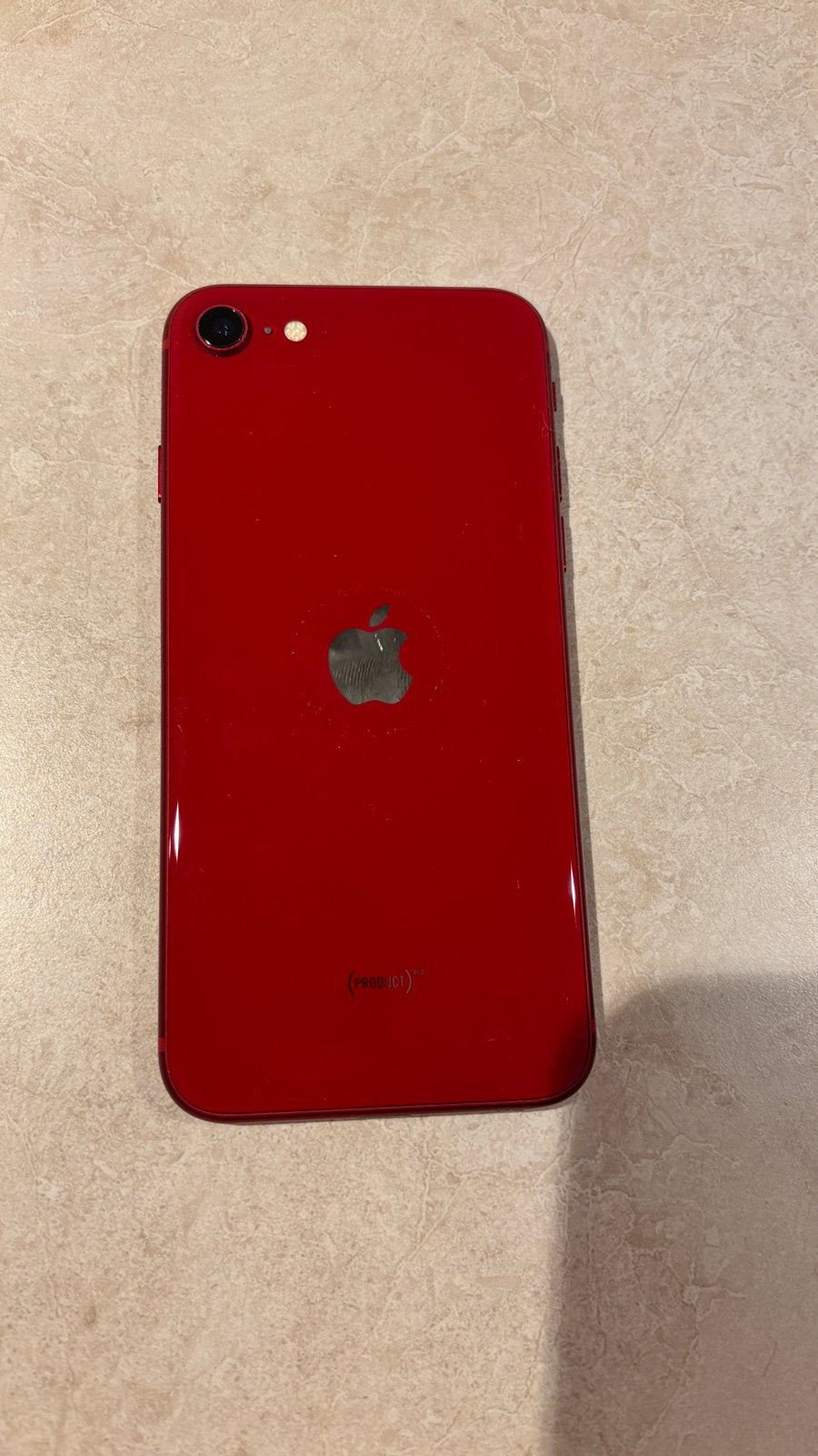 Rode iPhone SE (2020), Gebruikt, Ophalen of Verzenden, IPhone SE (2020), Zonder abonnement