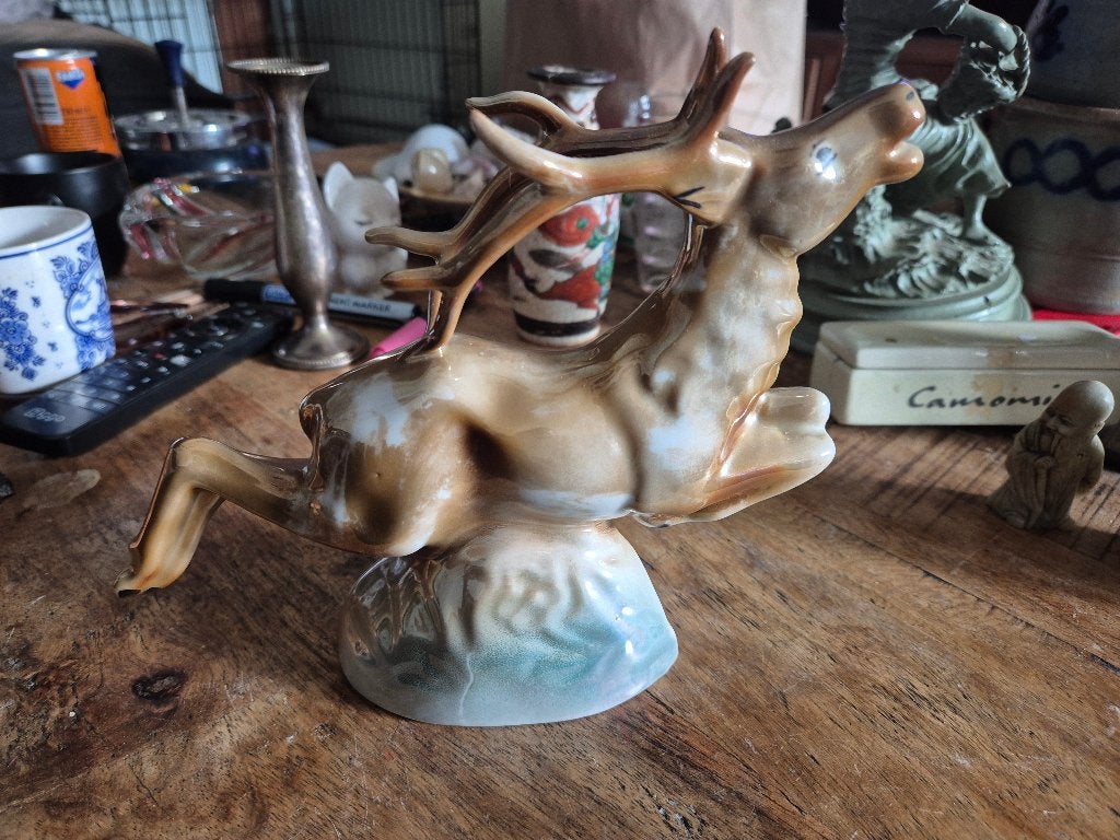 Oud beeld, Ophalen of Verzenden, Gebruikt, Dier