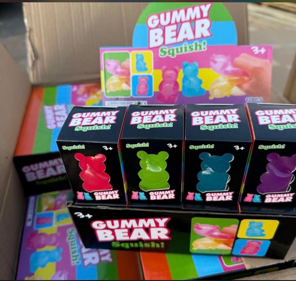Gummy Bear Squish! Stressvermindering Speelgoed, Ophalen of Verzenden, Nieuw, Jongen of Meisje