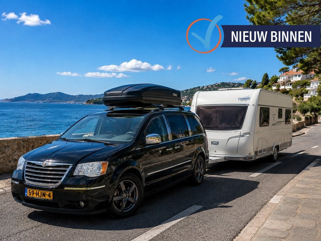 Chrysler Grand Voyager 4.0 V6 LIMITED BLACK OPEN-DAK XENON 2, Auto's, Chrysler, Automaat, Dealer onderhouden, 450 kg, Gebruikt