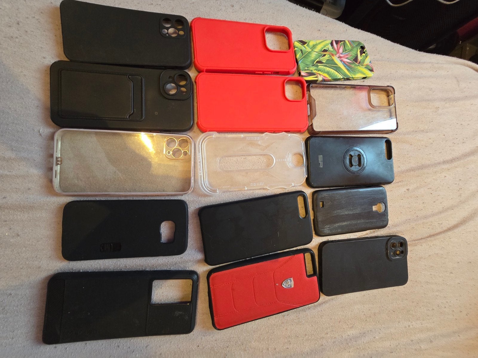 Diverse telefoonhoesjes voor iPhone en Samsung, Ophalen of Verzenden, Gebruikt, IPhone 12, Hoesje of Tasje
