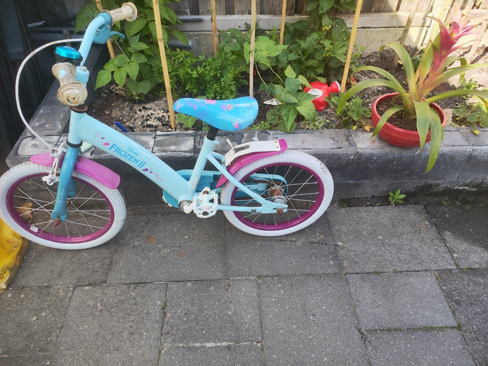 Frozen 2 kinderfiets 16 inch, Ophalen