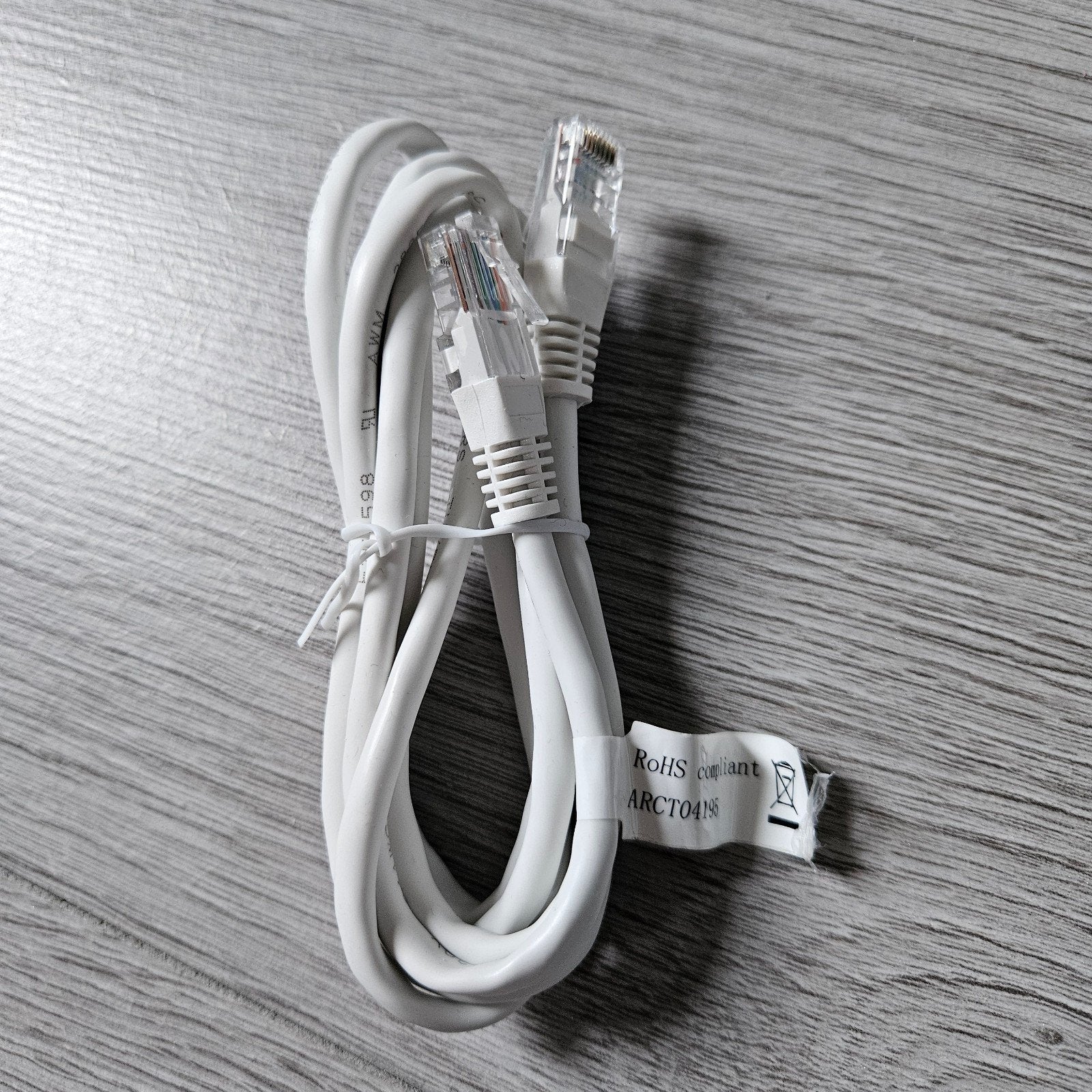 Witte Ethernetkabel - Nieuw en RoHS compliant, Computers en Software, Ophalen of Verzenden, Nieuw
