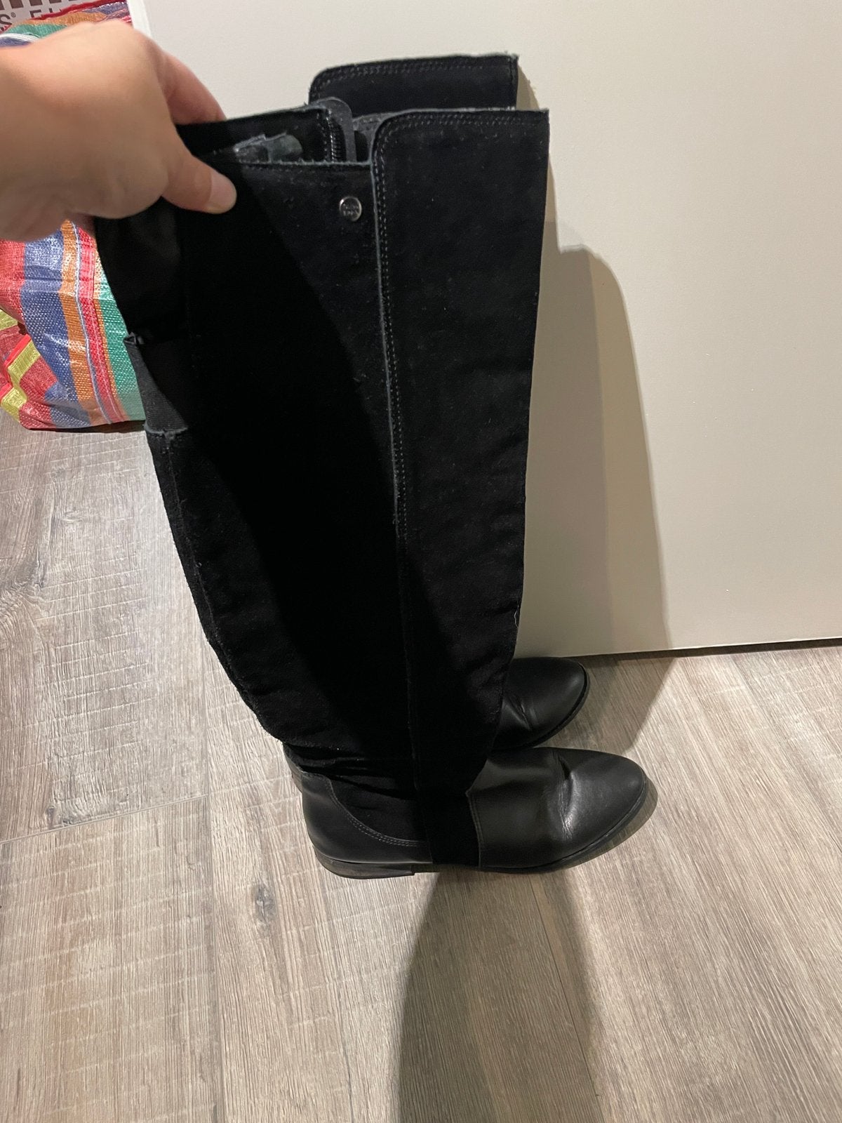 Zwarte hoge suedine laatzen van gioseppo maat 40, Kleding | Dames, Hoge laarzen, Zwart, Ophalen of Verzenden, Gedragen