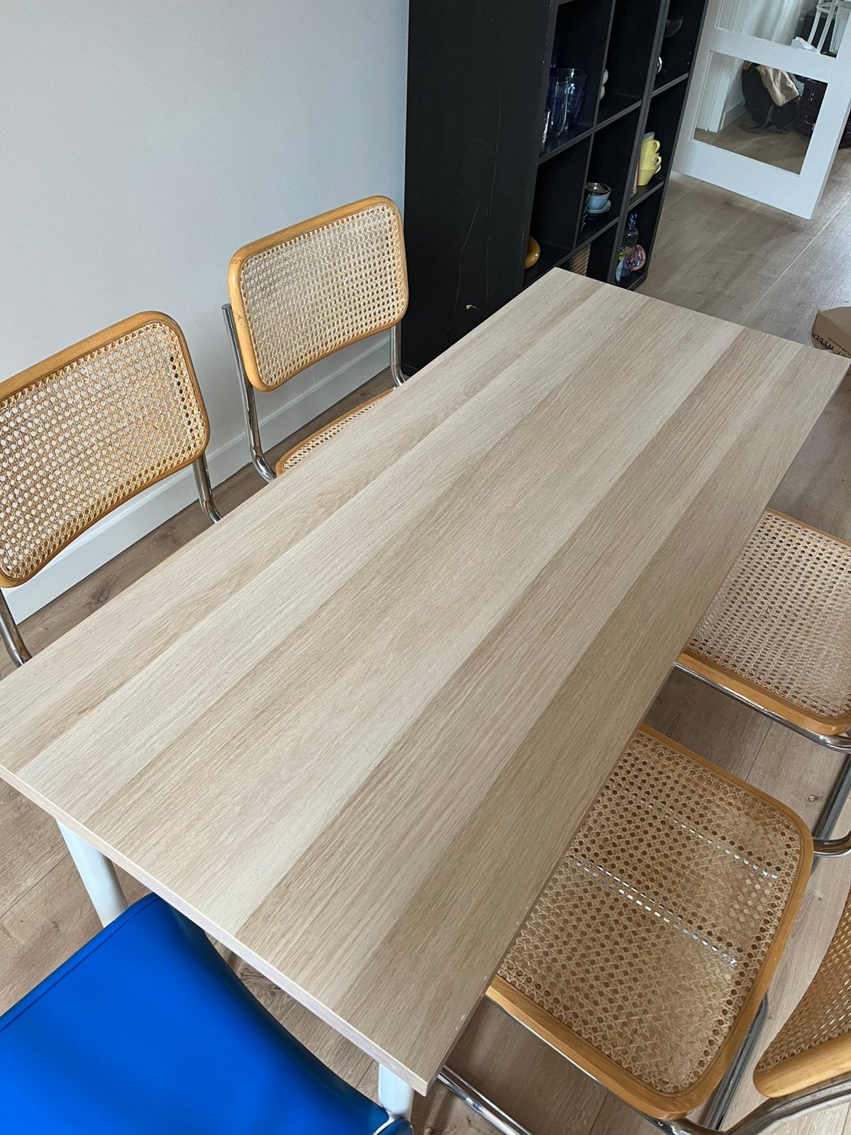 Ikea Lagkapten bureau / eettafel, Huis en Inrichting, Bureaus, Ophalen, Gebruikt