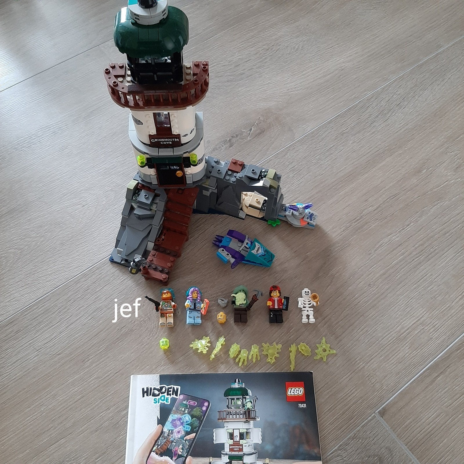 LEGO Hidden Side 70431 De Duistere Vuurtoren, Overige thema's, Lego, Ophalen of Verzenden, Zo goed als nieuw