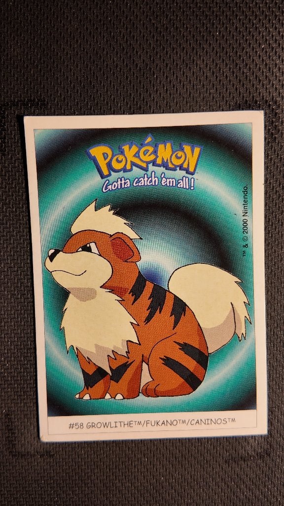 growlithe 58 dunkin boomer | Pokemon kaart, Ophalen, Losse kaart