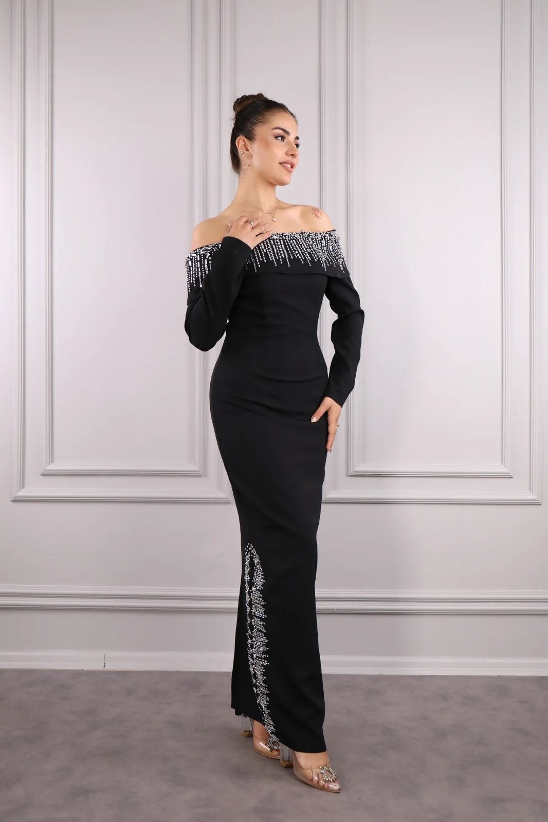 Classy galajurk / abiye, Ophalen of Verzenden, Nieuw, Zwart