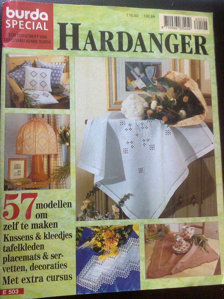 Hardanger, Burda special , borduren , nr. 503, Verzenden, Nieuw, Patroon