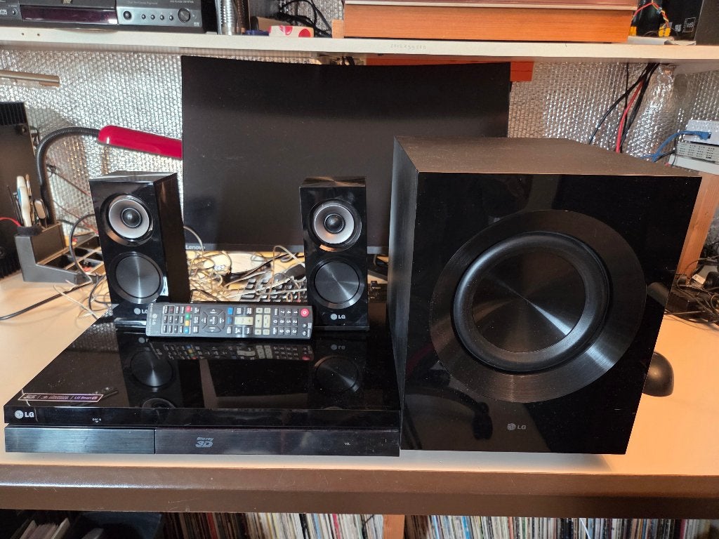 LG 3D home cinema, Overige merken, Blu-ray-speler, 70 watt of meer, Ophalen of Verzenden