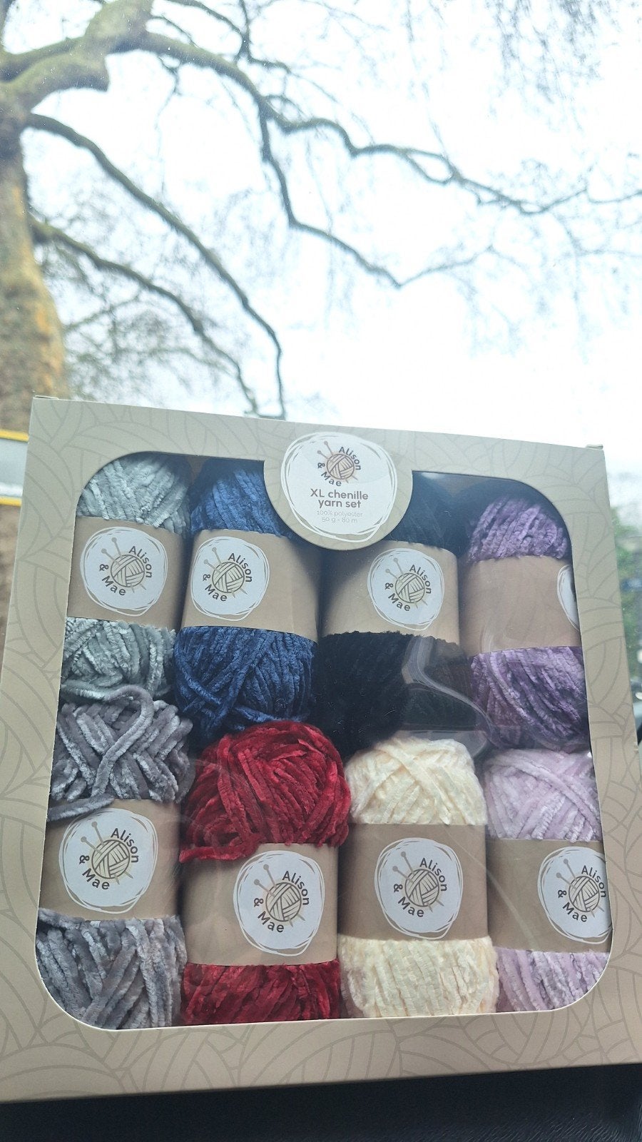 Nieuw XL Chenille Garen Set Alison & Mae - Diverse Kleuren, Ophalen of Verzenden
