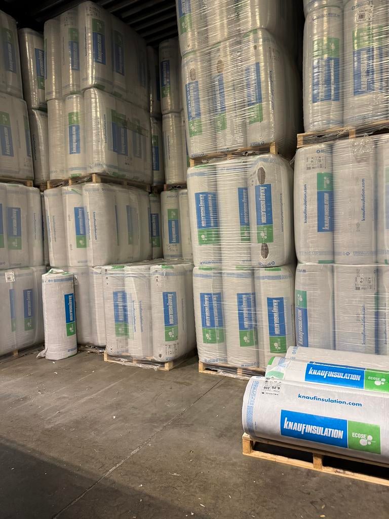 Glaswol tegen laagste prijs, Doe-het-zelf en Verbouw, Isolatie en Afdichting, 12 cm of meer, Ophalen of Verzenden, Zo goed als nieuw
