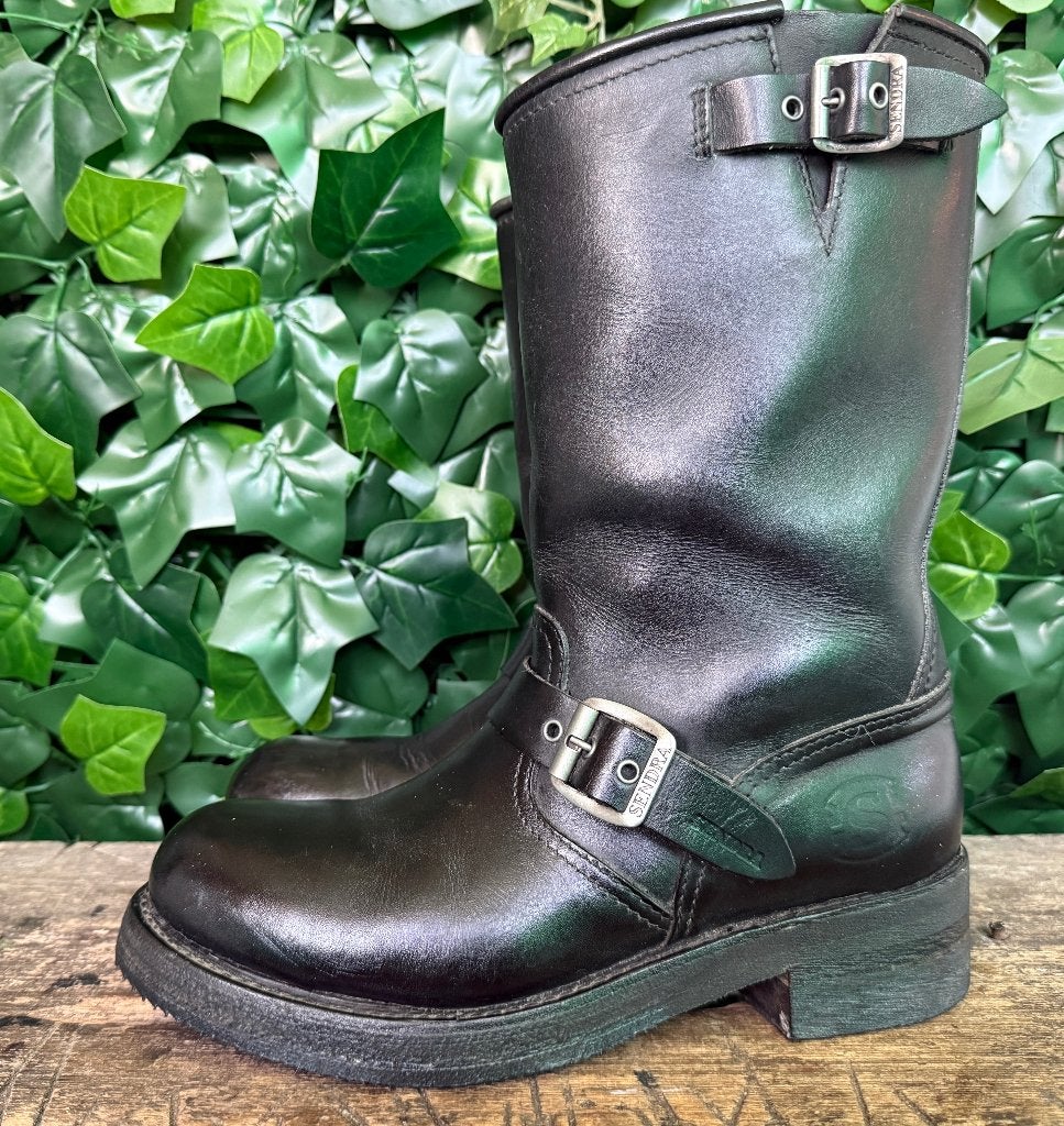 weinig gedragen mooie  biker boots van Sendra maat 42, Sendra, Zwart, Boots, Nieuw