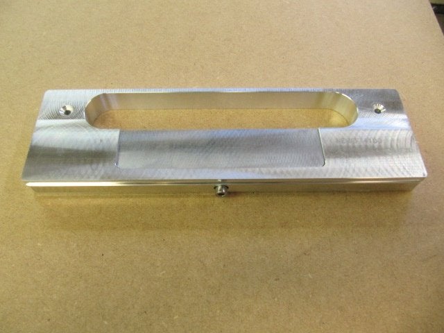 Alu freesmal Nemef 4100 sluitkom 192x25 en sluitplaat 196x29, Doe-het-zelf en Verbouw, Ophalen of Verzenden, Nieuw
