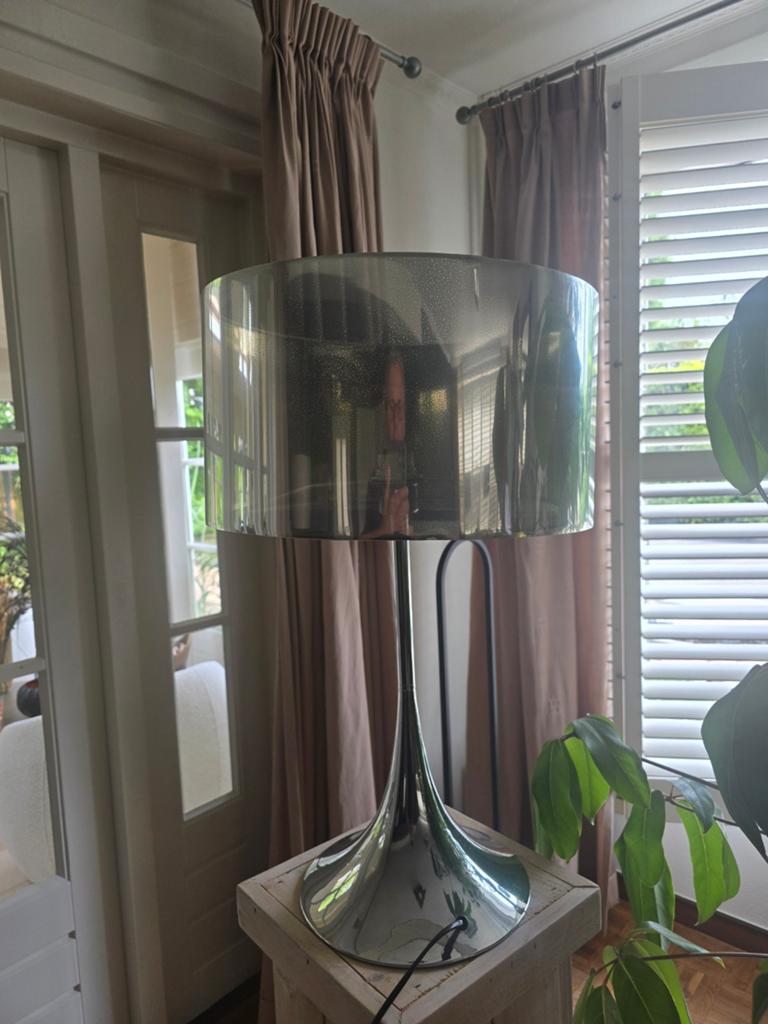 2 exclusieve, zeer dure schemerlampen, Huis en Inrichting, Lampen | Lampenkappen, Zo goed als nieuw, 50 cm of meer, Rond, Ophalen of Verzenden