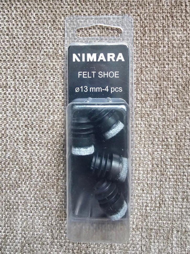 NIMARA Viltglijders Ø13 mm - 4 stuks, Ophalen of Verzenden, Nieuw