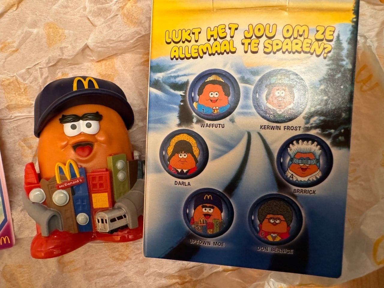 McDonald's McNugget Buddies Kerwin Frost Figuur + Doos, Verzenden, Zo goed als nieuw