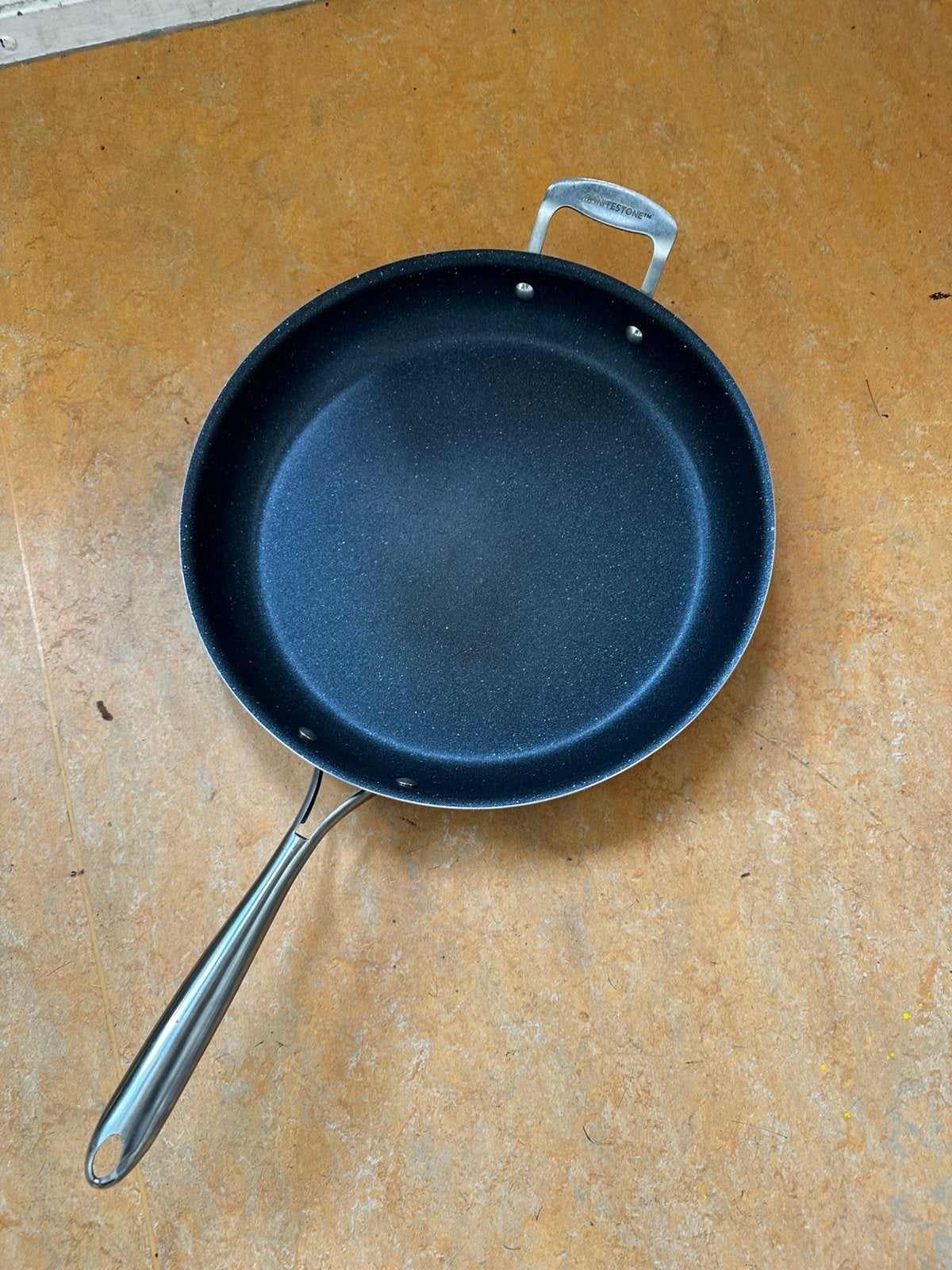 Original Granitestone 14 Inch Family Size Non-stick Pan, Ophalen, Gebruikt, Rvs
