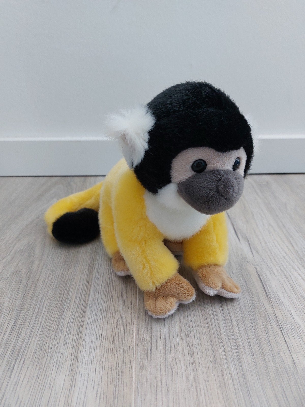Knuffel nature planet aap Monkey doodshoofdaapje L2065, Kinderen en Baby's, Speelgoed | Knuffels en Pluche, Ophalen of Verzenden
