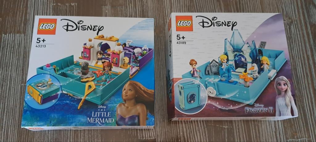 LEGO Disney Frozen en zeemeermin boek avonturen, Ophalen of Verzenden, Zo goed als nieuw
