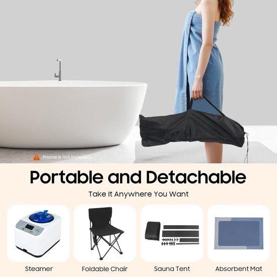 Draagbare Stoomsauna – Mobiele Sauna – Thuissauna, Corvance B.V., Verzenden, Nieuw, Corvancebol@gmail.com