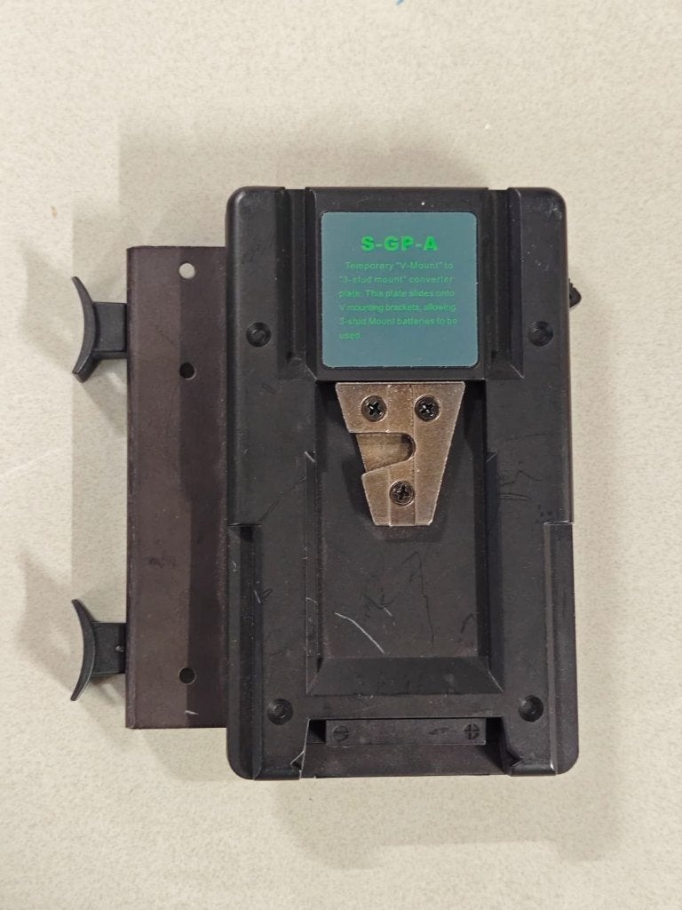 Switronix Pro-X S-GP-A Adapter: V-Mount naar 3-Stud mount, Ophalen of Verzenden