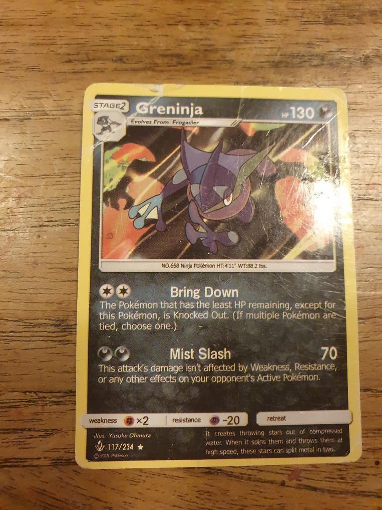 Greninja 117/234, Ophalen