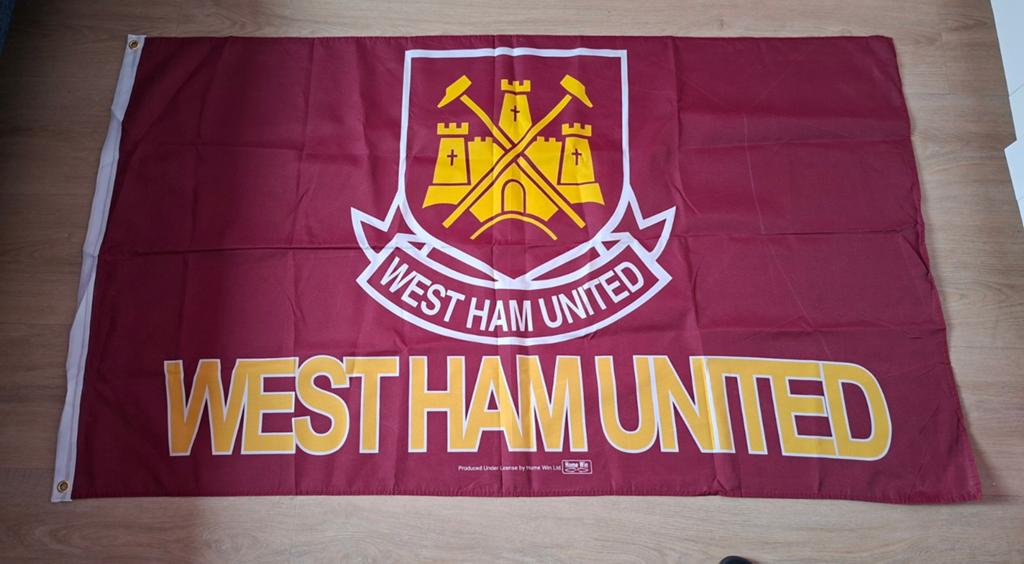 West Ham United Vlag 150 x 90, Ophalen of Verzenden, Buitenlandse clubs